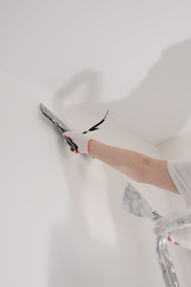 spray foam spackling work